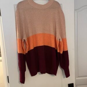 Ava & Viv Color block Sweater